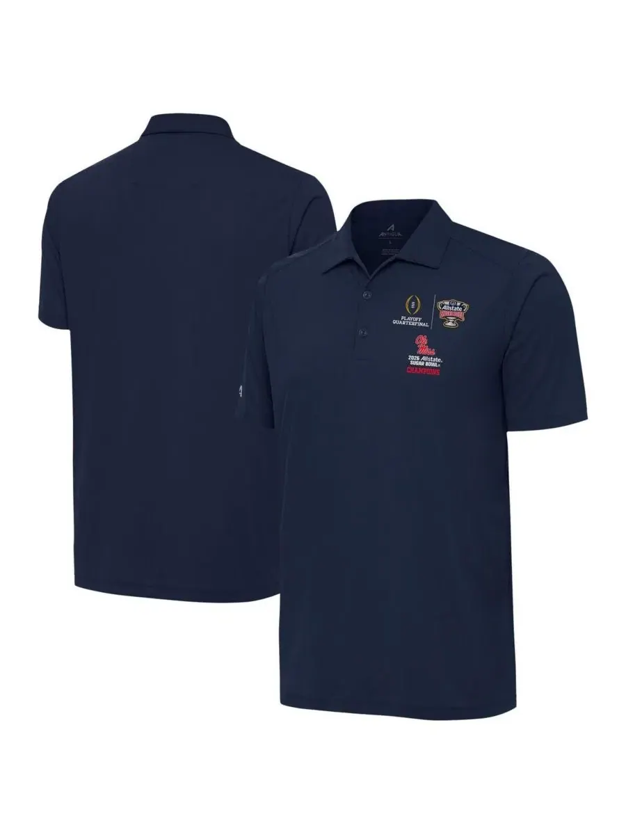 Поло с вышитым логотипом Antigua Navy