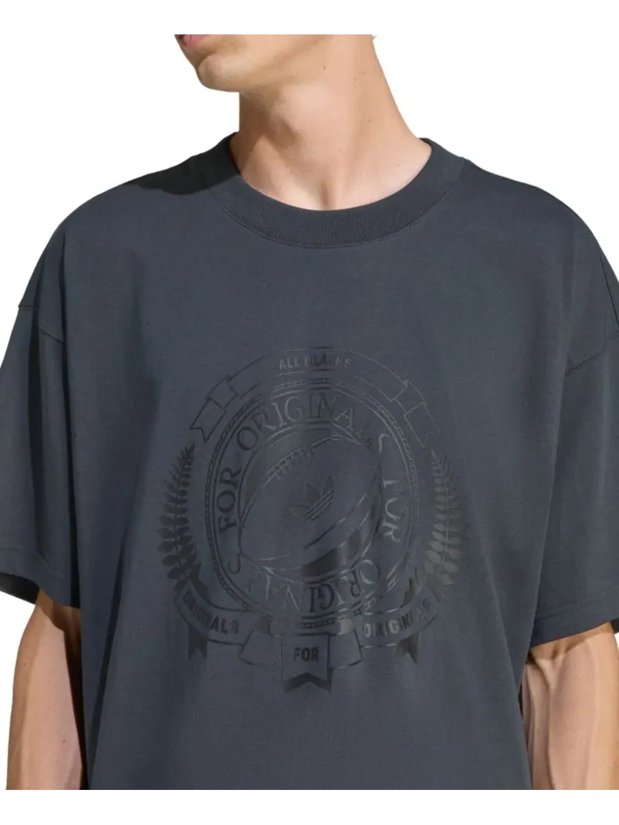 Футболка с длинным рукавом All Blacks adidas — изображение 5 из 5, черный