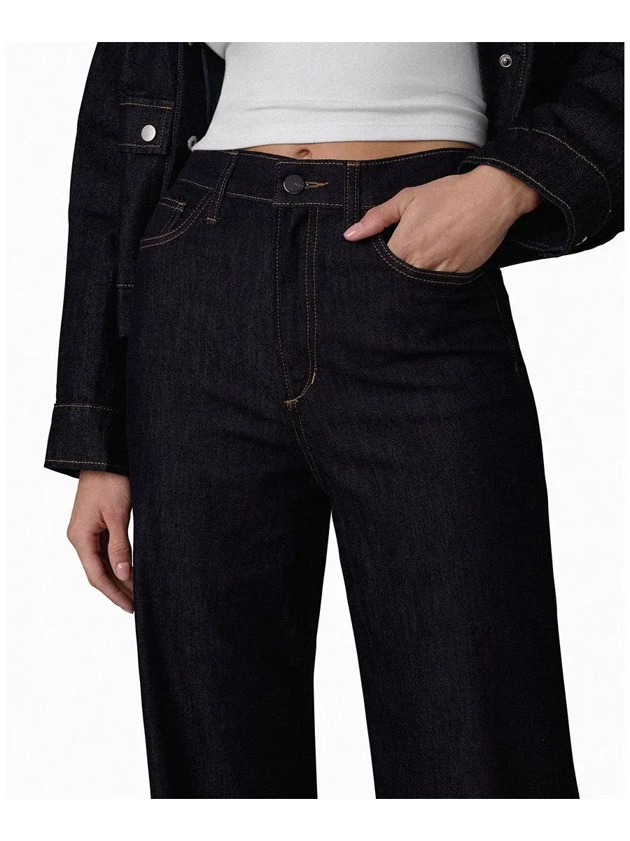 Джинсы женские с высокой посадкой и широкими штанинами The Mia Joe's Jeans, Absolutely — изображение 4 из 6