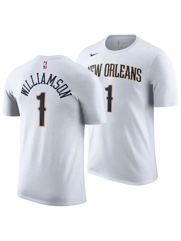 Мужская футболка игрока Zion Williamson New Orleans Pelicans Association Nike