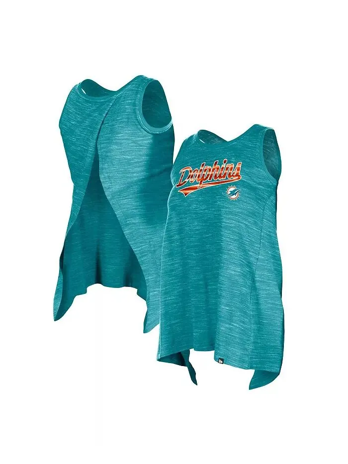 Женская майка Aqua Miami Dolphins Space Dye Active New Era