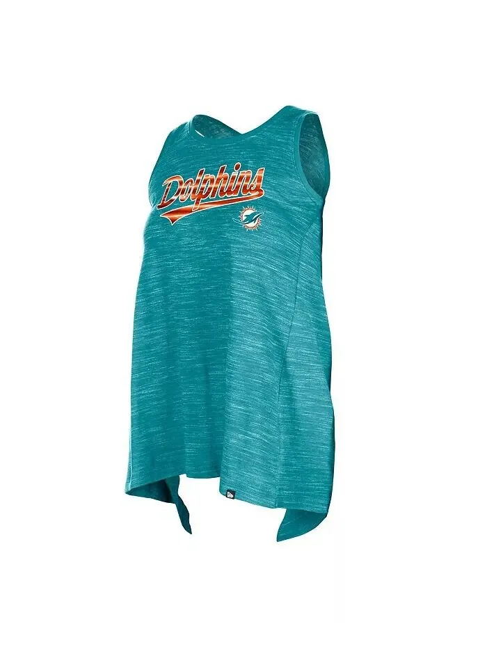 Женская майка Aqua Miami Dolphins Space Dye Active New Era — изображение 2 из 3