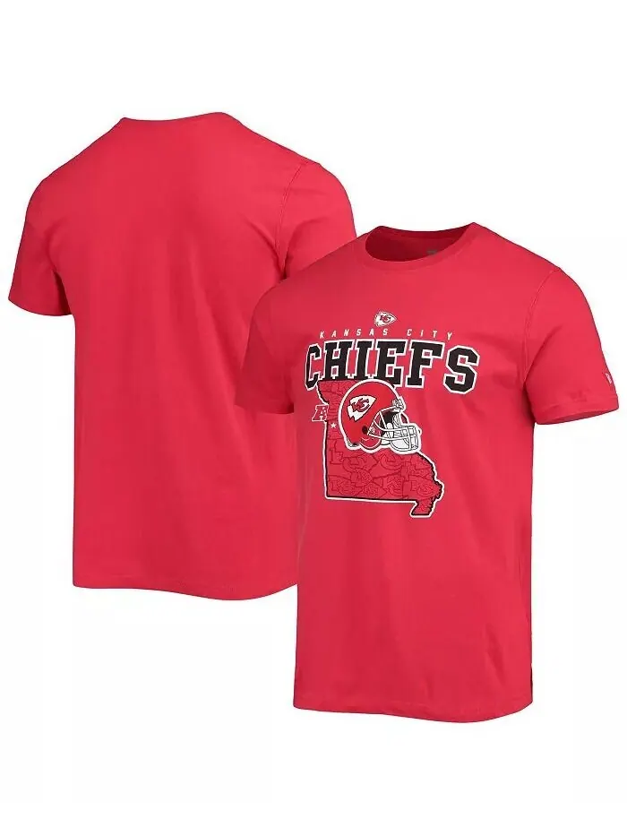 Мужская красная футболка Kansas City Chiefs Local Pack New Era — изображение 1 из 3