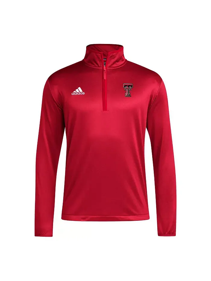 Мужская красная толстовка с четверть-молнией Texas Tech Red Raiders 2024 Coaches Sidelines — изображение 3 из 3