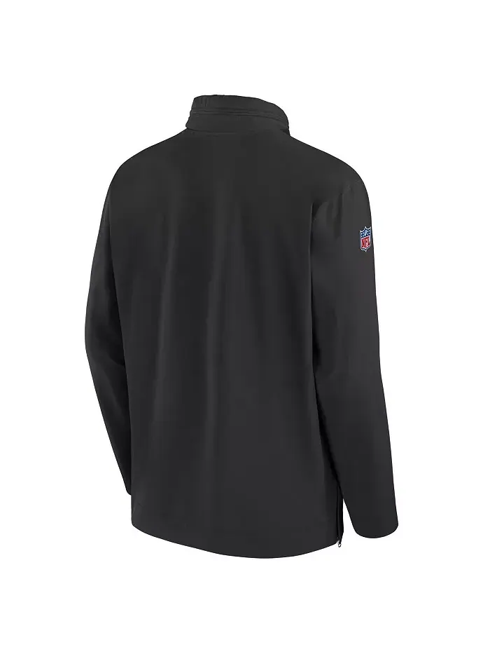 Мужская черная полузастегивающаяся куртка New York Jets Sideline Coach Nike — изображение 3 из 3