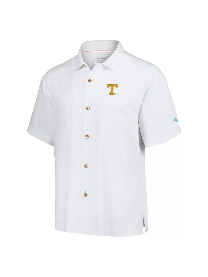 Мужская белая рубашка на пуговицах Texas Tech Red Raiders Castaway Game Camp Tommy Bahama — изображение 2 из 4