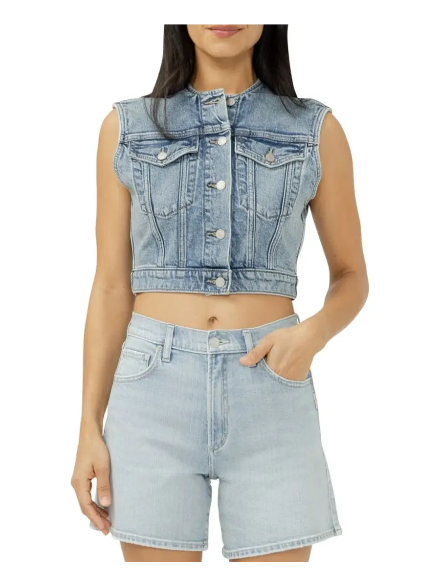 Женский укороченный джинсовый жилет Silver Jeans Co.