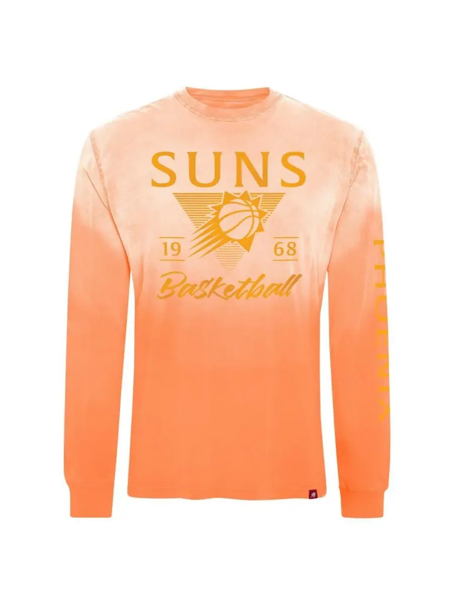 Sportiqe Мужская и женская оранжевая футболка с длинным рукавом Phoenix Suns Mohave Sun-Dipped — изображение 3 из 3