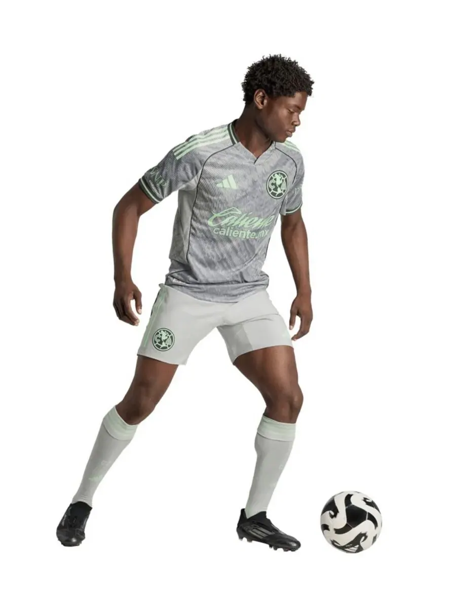 Футболка Club America 2025 Third on Field Authentic Jersey adidas — изображение 3 из 4, серый
