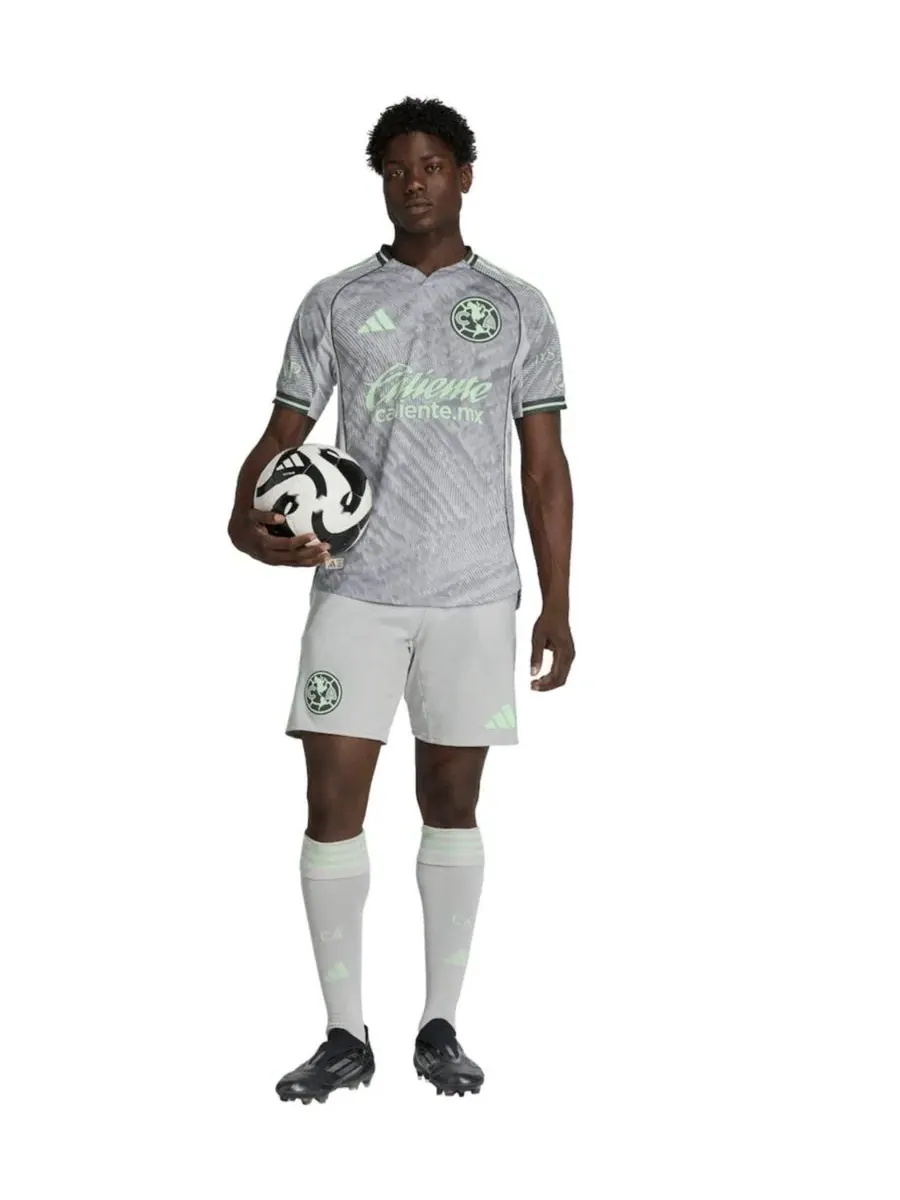 Футболка Club America 2025 Third on Field Authentic Jersey adidas — изображение 4 из 4, серый
