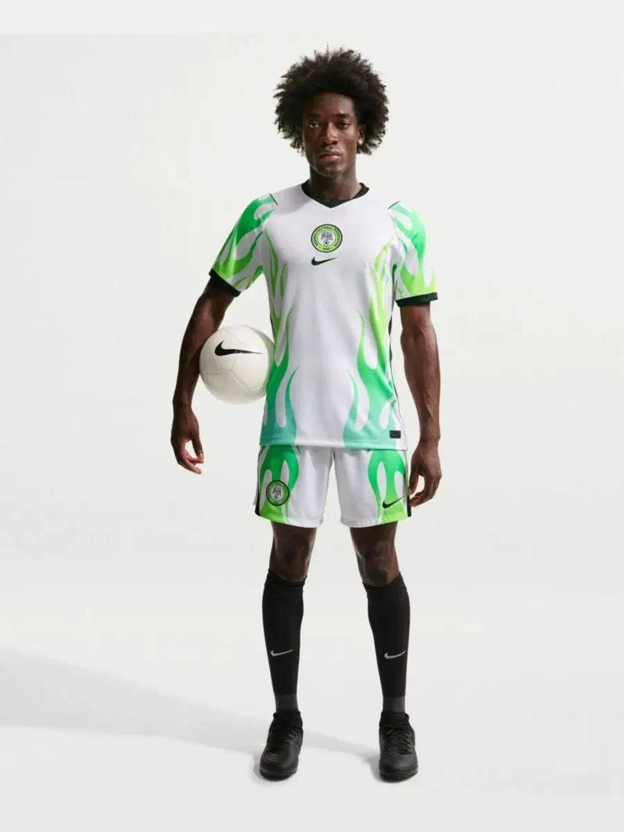 Шорты Dri-FIT Nike Nigeria National Team 2026 Away Stadium Replica — изображение 3 из 5, белый