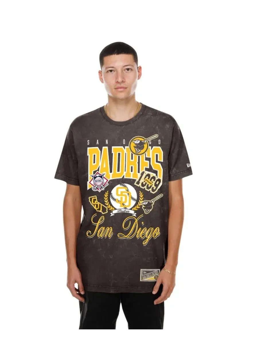 Футболка с принтом San Diego Padres Mineral Wash New Era