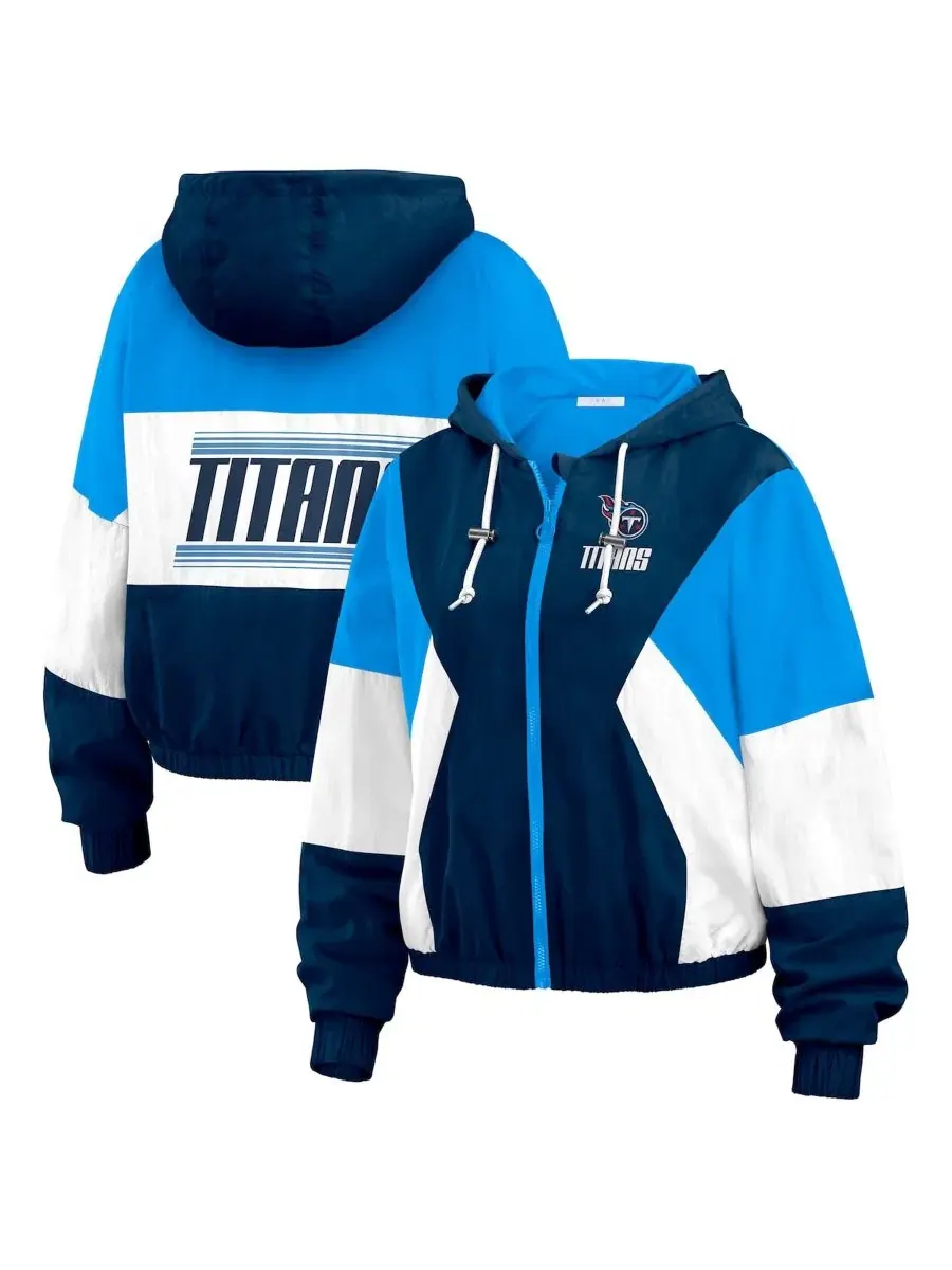 Ветровка на молнии с принтом Houston Oilers WEAR by Erin Andrews
