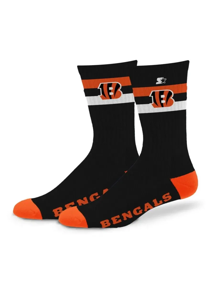 Носки с графикой Cincinnati Bengals, 2-полосные Starter