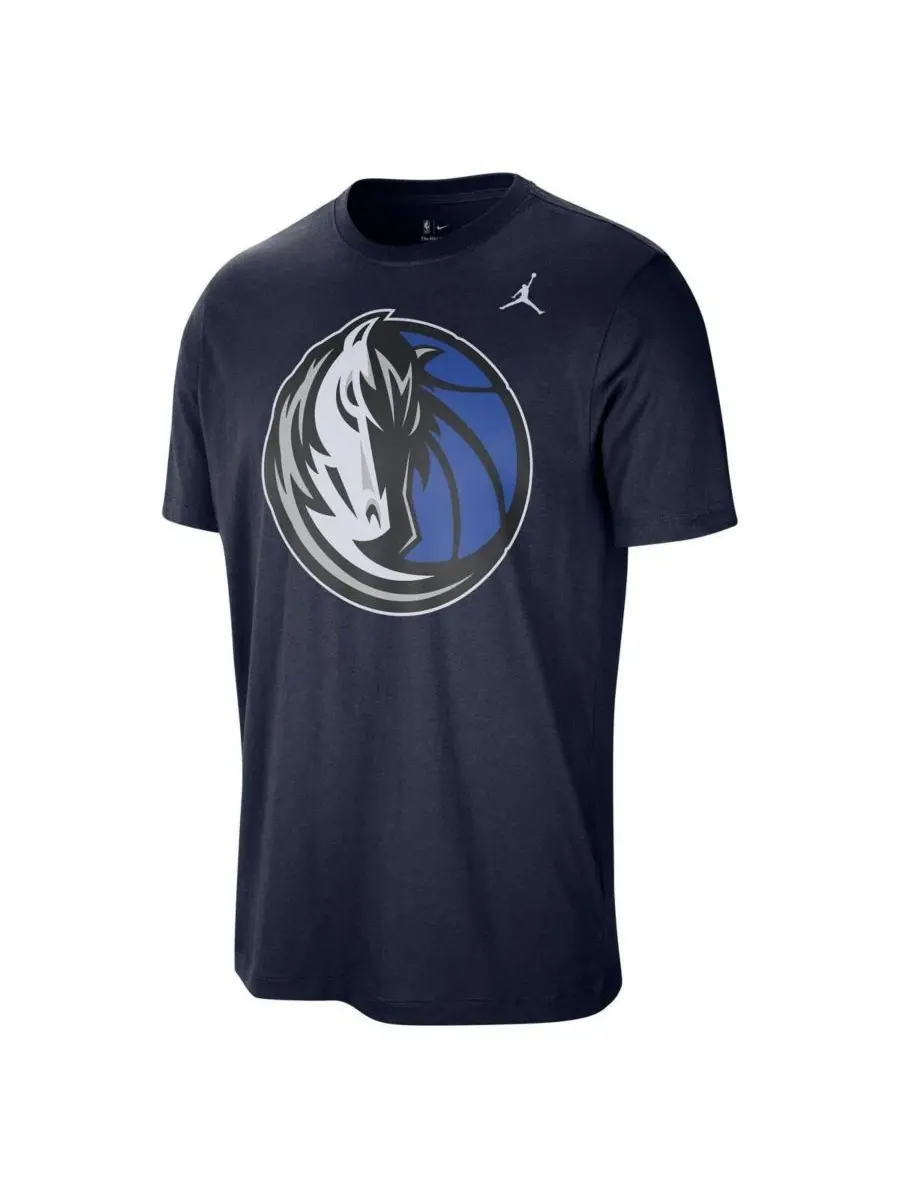 Мужская футболка с длинным рукавом Dallas Mavericks Statement Edition Essential Jordan — изображение 2 из 3, темно-синий