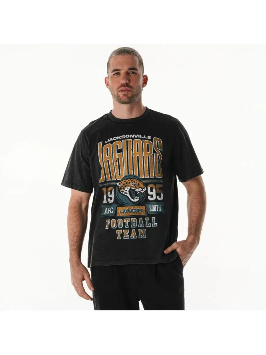 Футболка с принтом Jacksonville Jaguars The Wild Collective
