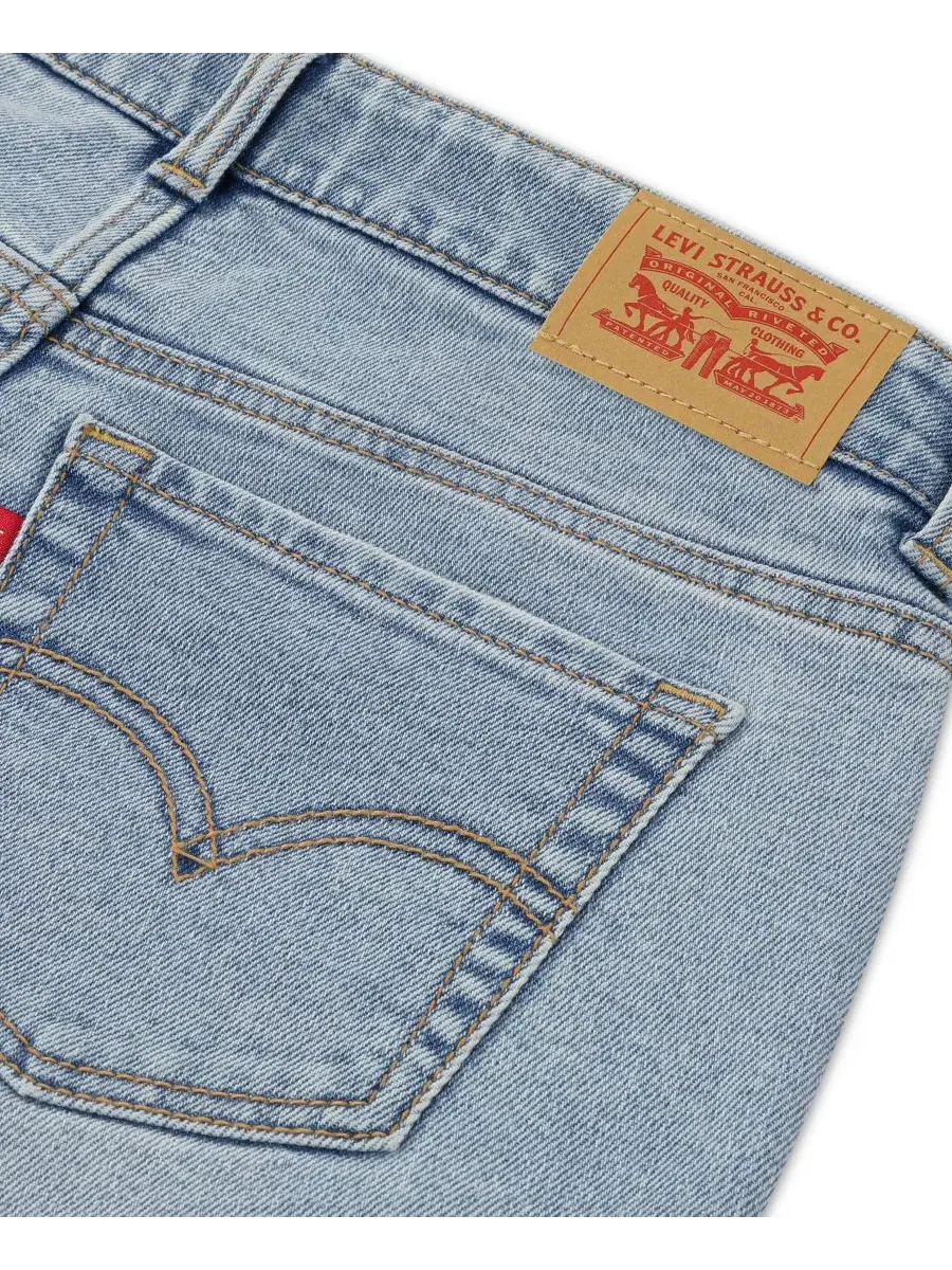 Джинсы прямого кроя с регулируемой талией Levi's, This And That Without Destruction — изображение 4 из 5