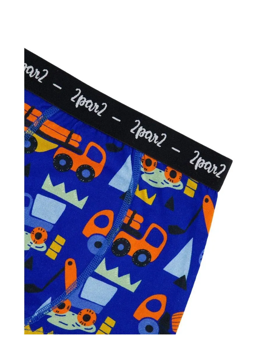 Комплект трусов-боксеров с принтом, 3 шт., Animal Prints Deux par Deux, Fun Print — изображение 5 из 5