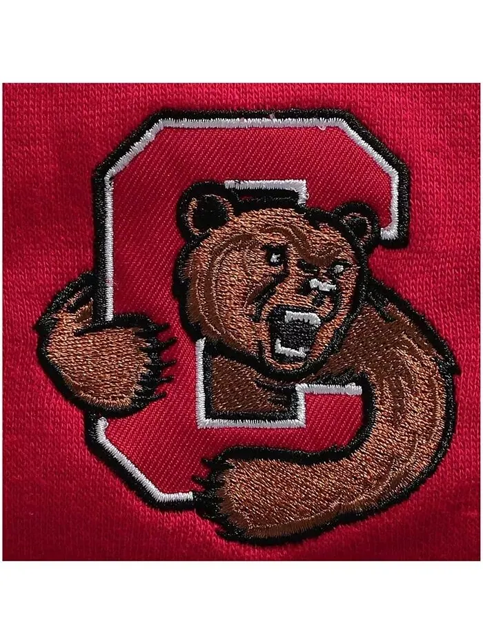 Мужская красная толстовка Cornell Big Red Tortugas Logo Quarter-Zip Colosseum — изображение 2 из 4