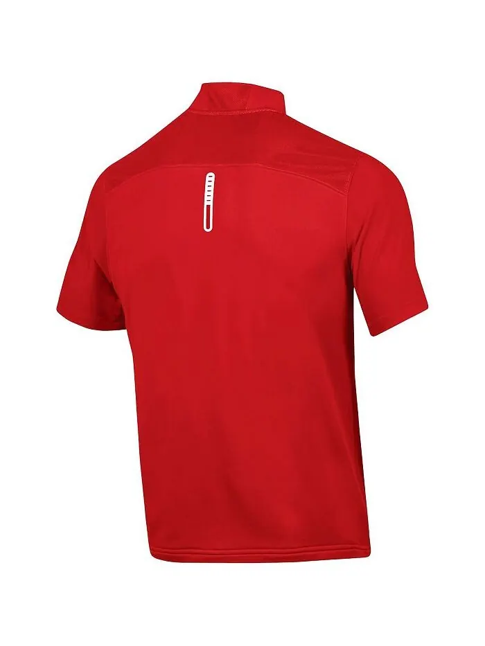 Мужская куртка Red Wisconsin Badgers Motivate с полумолнией до половины Under Armour — изображение 3 из 3, красный