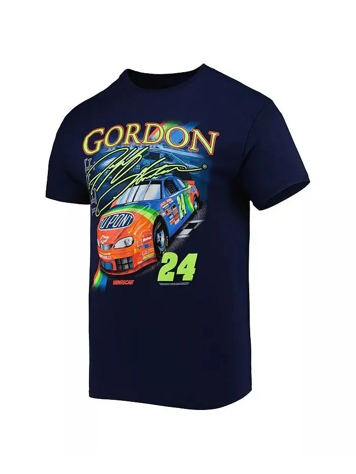 Мужская темно-синяя футболка Jeff Gordon DuPont Hendrick Motorsports Team Collection — изображение 3 из 4