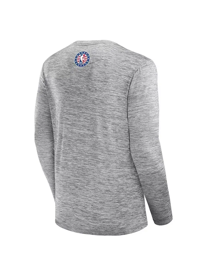 Мужская футболка с длинным рукавом Heather Gray Boston Celtics NBA Hoops for Troops Fanatics — изображение 3 из 3
