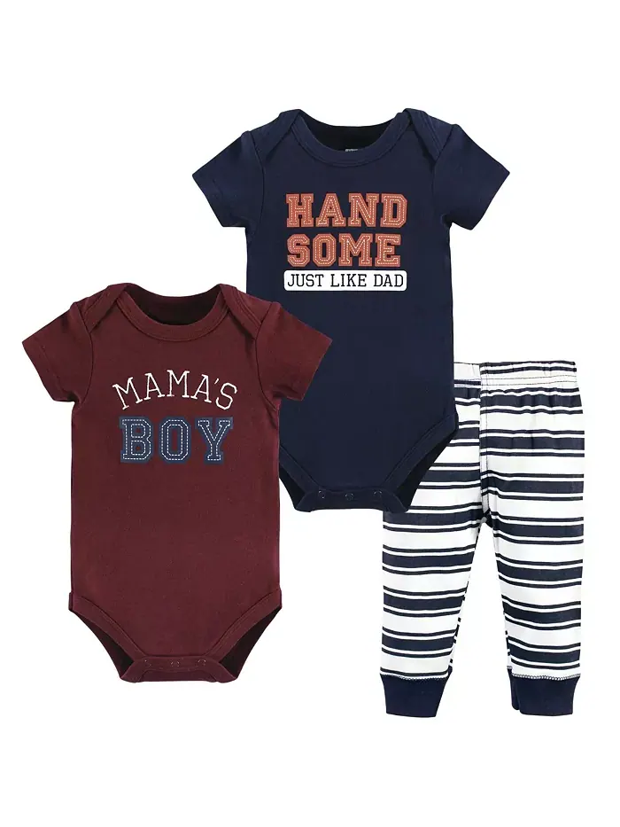 Детский комплект для мальчиков Hudson: боди и штанишки из хлопка Hudson Baby