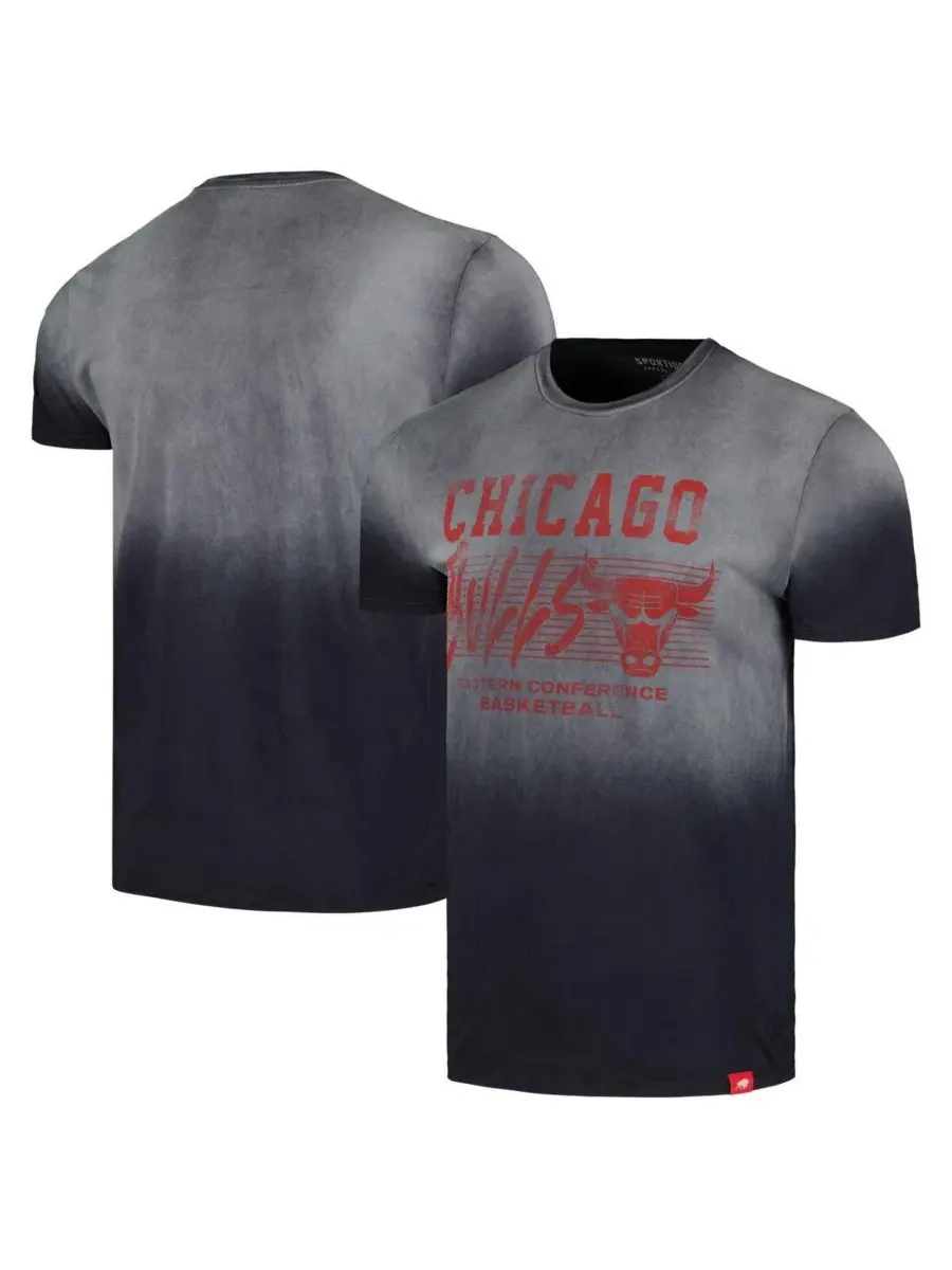 Футболка с принтом Bingham Sun-Fade, Chicago Bulls Sportiqe