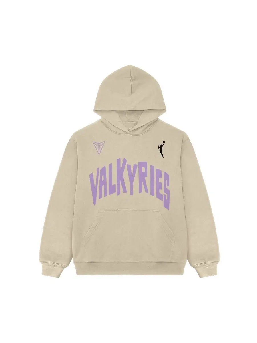 Худи с флисовой подкладкой и принтом Golden State Valkyries Playa Society — изображение 2 из 3, овсяный