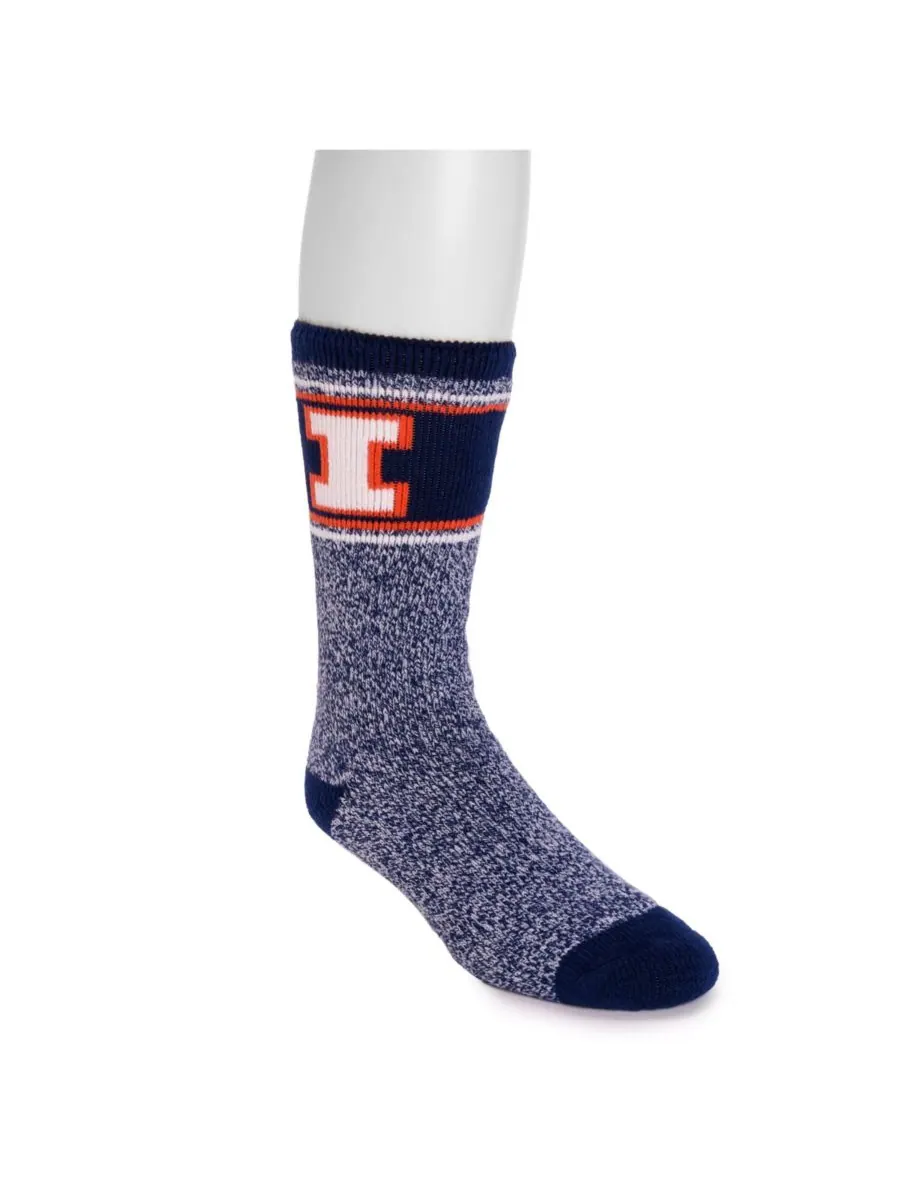 Мужские носки Game Day от Unisex Heat Retainer Socks MUK LUKS, Illinois