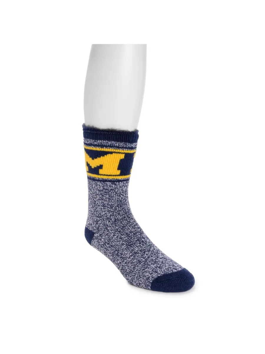 Мужские носки Game Day от Unisex Heat Retainer Socks MUK LUKS, Michigan