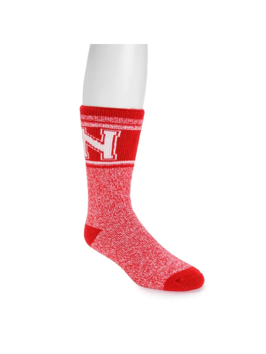 Мужские носки Game Day от Unisex Heat Retainer Socks MUK LUKS, Nebraska