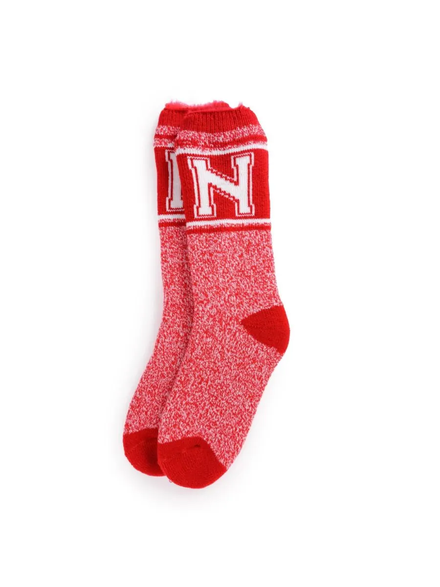 Мужские носки Game Day от Unisex Heat Retainer Socks MUK LUKS, Nebraska — изображение 2 из 3