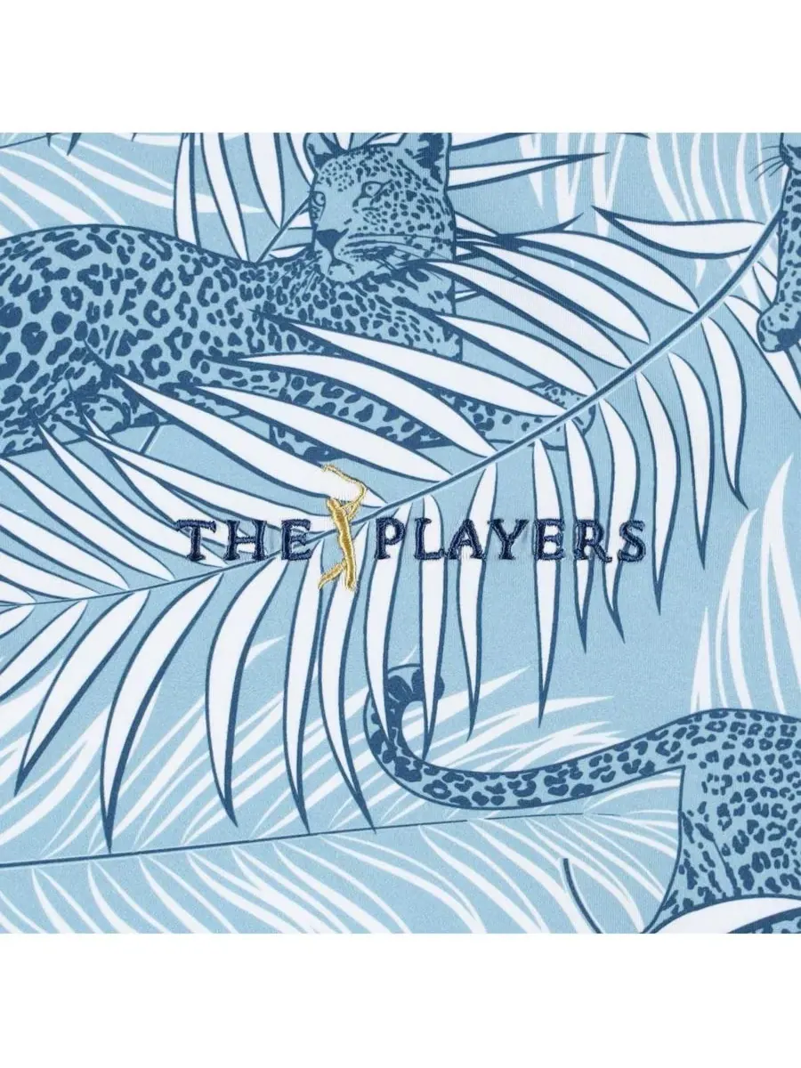 Flomotion Мужская синяя рубашка поло The Players Party Animal — изображение 4 из 4, синий