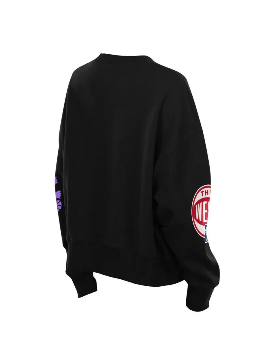 Женская черная толстовка Sacramento Kings 2025/26 City Edition New Era — изображение 4 из 4, черный
