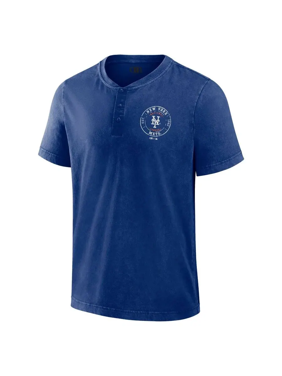Мужская футболка-поло с принтом New York Mets Darius Rucker Collection By Fanatics — изображение 2 из 4