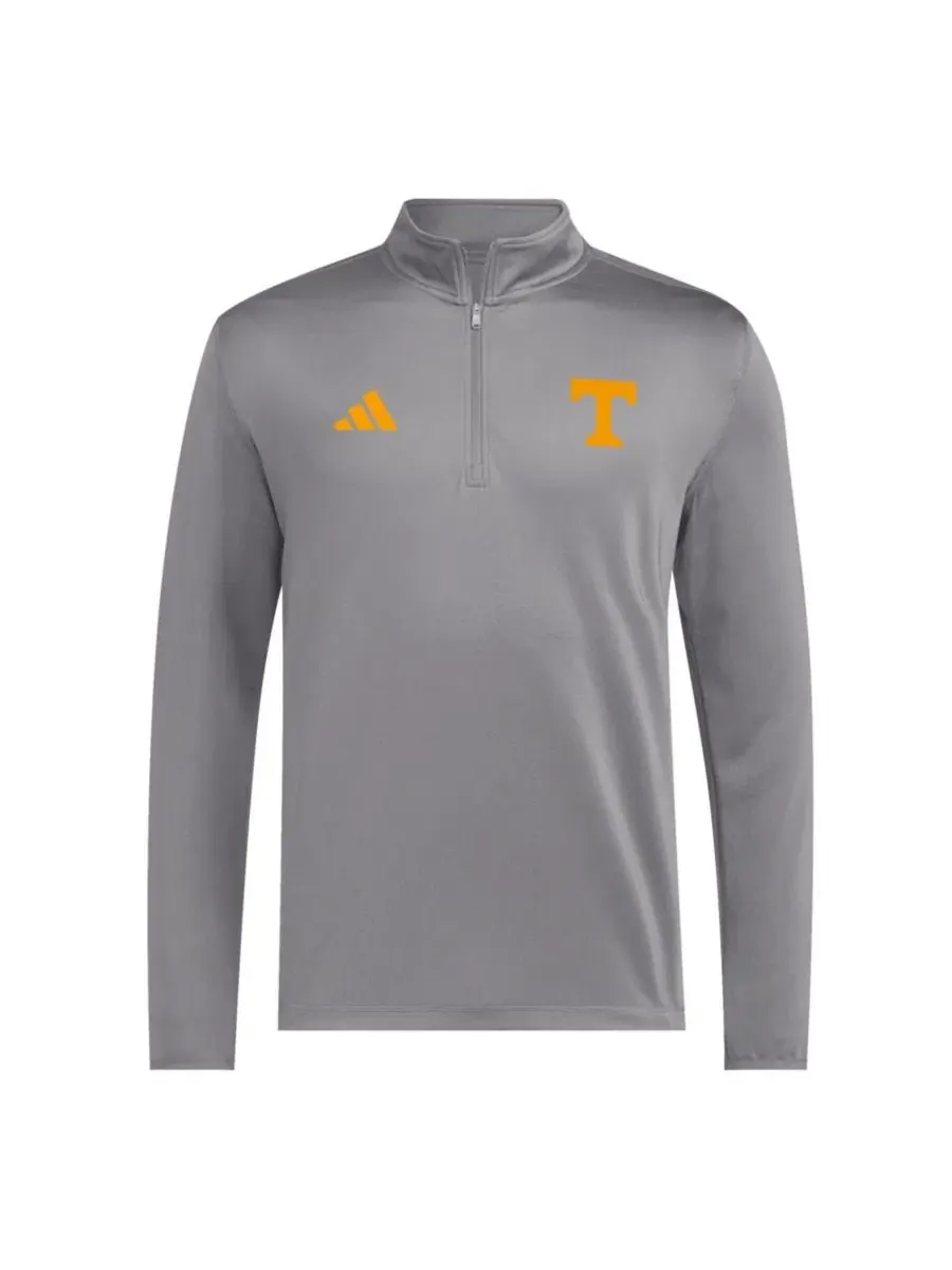 Мужской пуловер с четверть-застежкой Tennessee Volunteers 2026 Sideline Ultimate 365 adidas — изображение 2 из 2, серый
