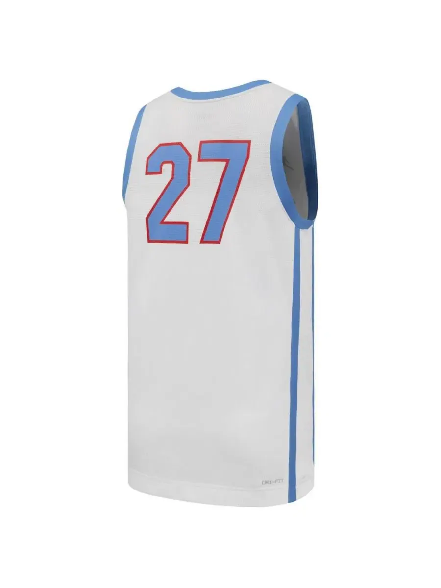 Баскетбольная джерси с принтом Jordan 27 White Houston Cougars — изображение 3 из 3, белый