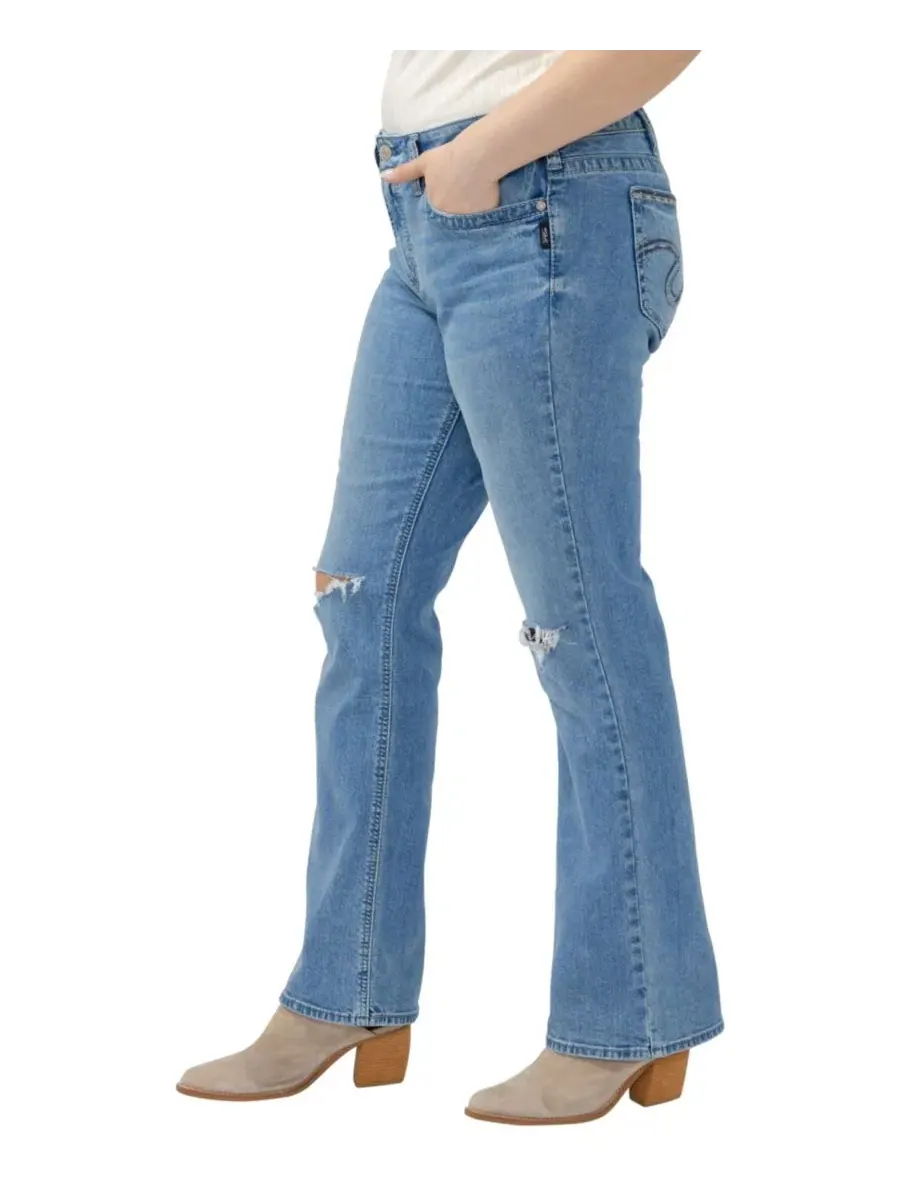 Джинсы Suki Mid-Rise Plus Size Silver Jeans Co., Bluebelle — изображение 4 из 8