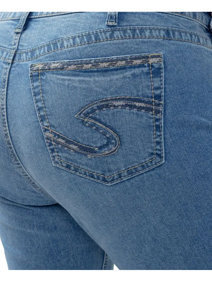 Джинсы Suki Mid-Rise Plus Size Silver Jeans Co., Bluebelle — изображение 6 из 8
