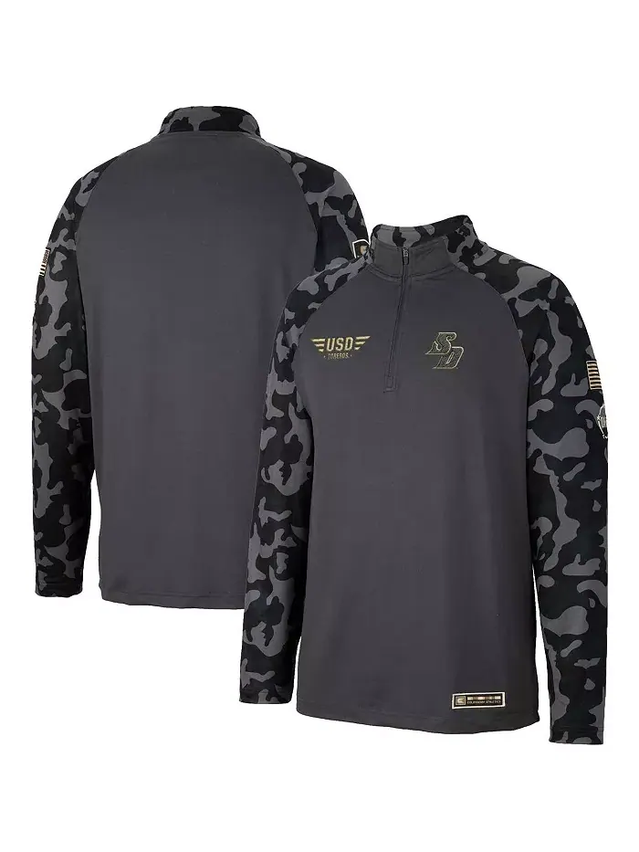 Мужская угольная куртка San Diego Toreros OHT Military-Inspired Appreciation Long Range с рукавом