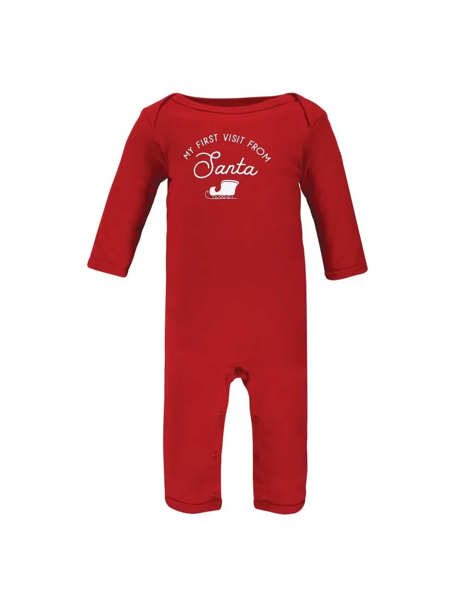 Тройной комплект цельнокроеных костюмов Hudson Baby, North Pole — изображение 3 из 5