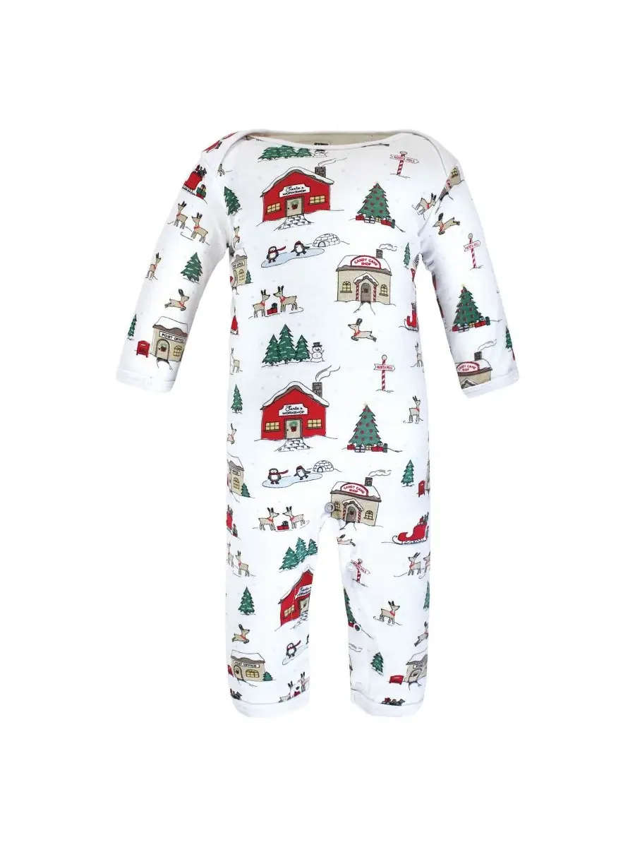 Тройной комплект цельнокроеных костюмов Hudson Baby, North Pole — изображение 4 из 5
