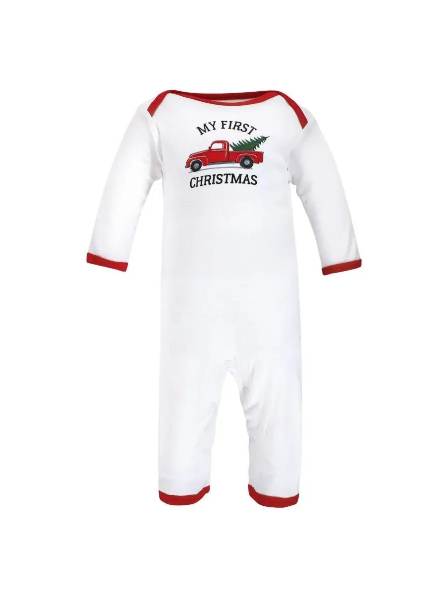 Тройной комплект цельнокроеных костюмов Hudson Baby, Christmas Tree — изображение 3 из 5