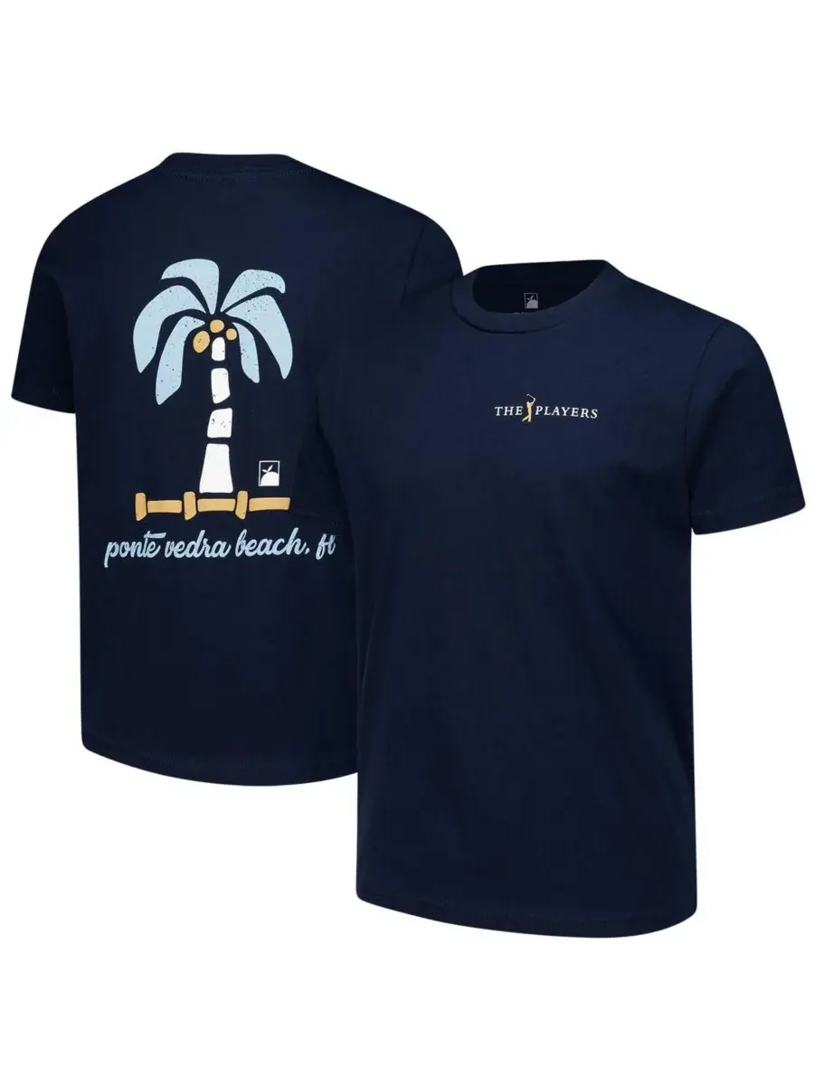 Flomotion Футболка Big Boys and Girls Navy THE PLAYERS Ponte Vedra — синий