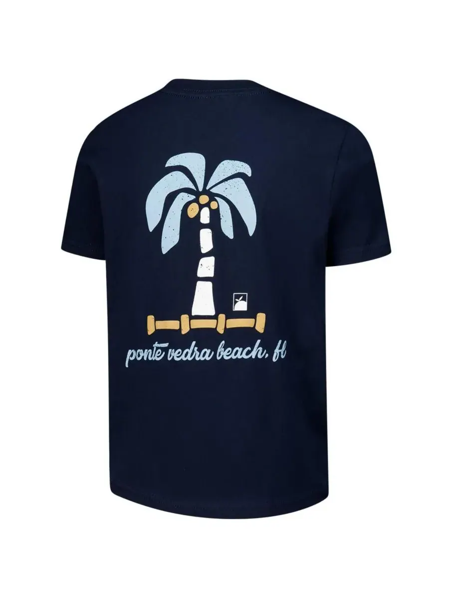 Flomotion Футболка Big Boys and Girls Navy THE PLAYERS Ponte Vedra — изображение 2 из 3, темно-синий