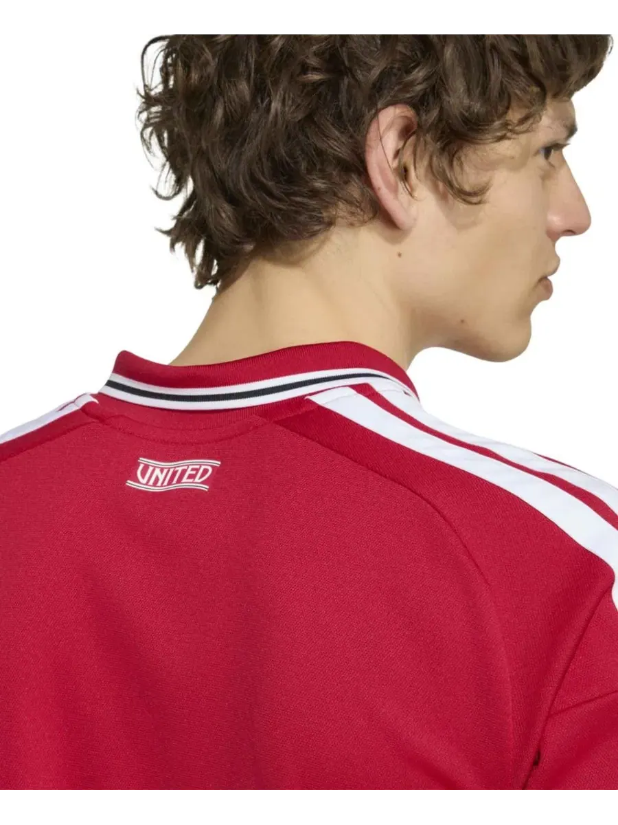 Футболка с длинным рукавом Manchester United 2026/27 Home Replica Jersey adidas — изображение 5 из 5, красный
