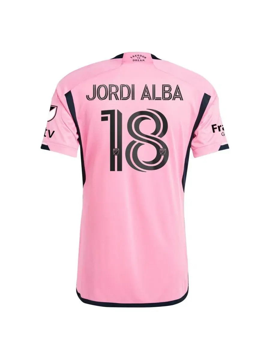 Футболка с коротким рукавом с принтом Jordi Alba Ramos 2024 2getherness Authentic Player Jersey — изображение 4 из 5, розовый