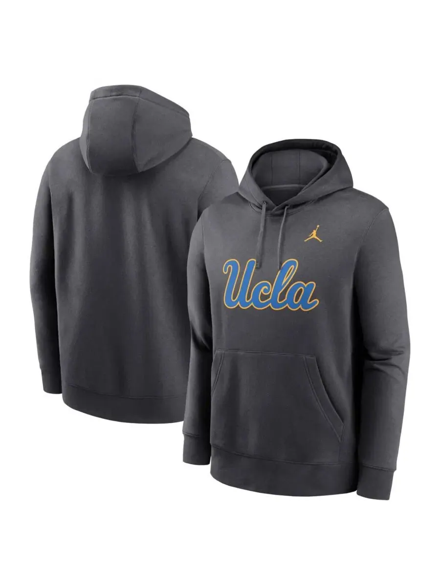 Толстовка-худи с флисовой подкладкой с принтом UCLA Bruins, модель Primetime Club Fleece Pullover