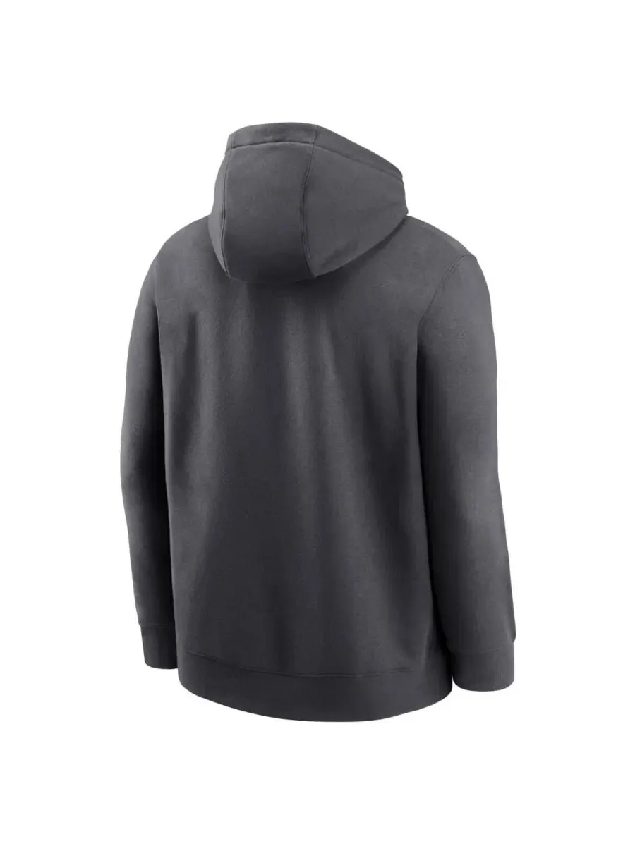 Толстовка-худи с флисовой подкладкой с принтом UCLA Bruins, модель Primetime Club Fleece Pullover — изображение 2 из 3, серый